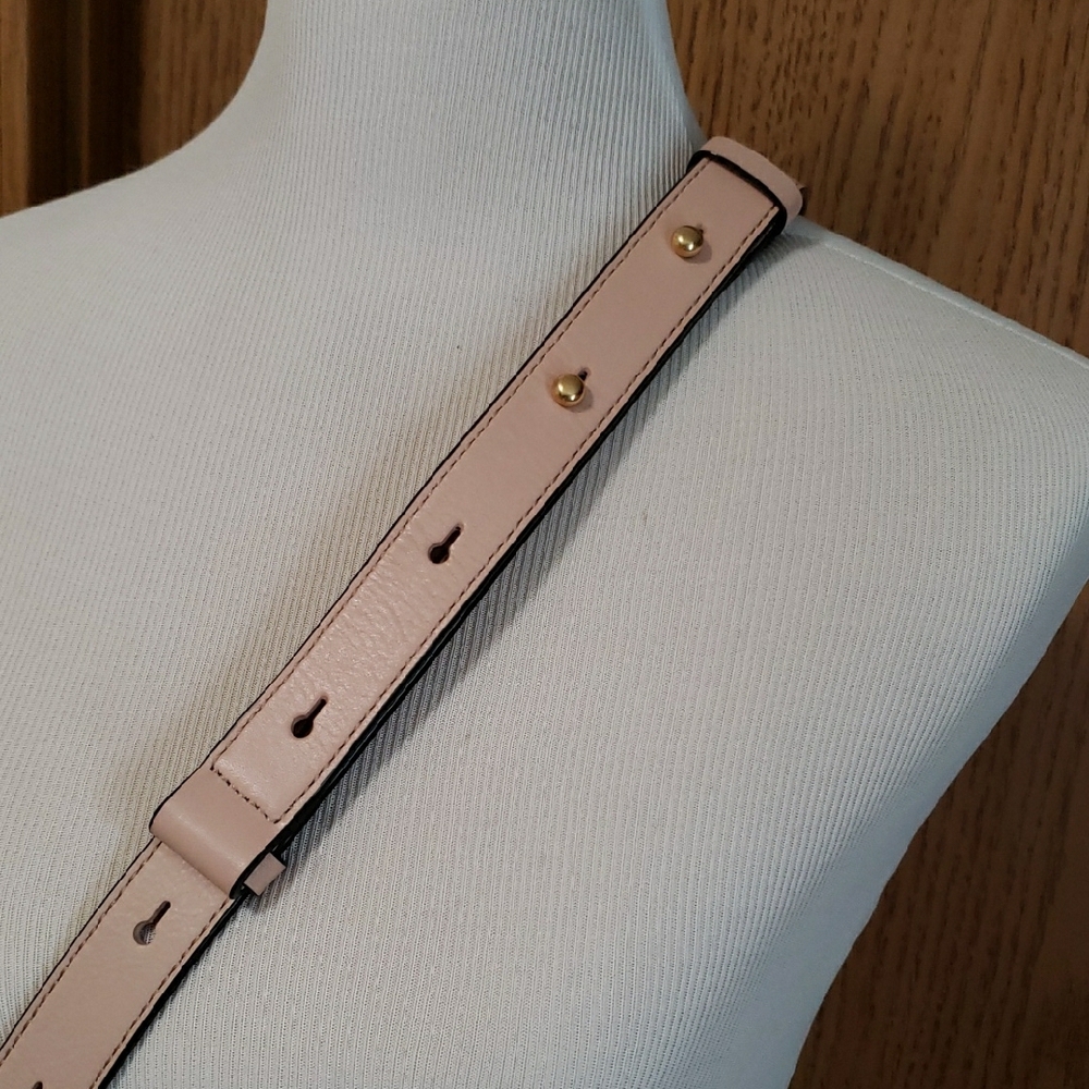 COLE HAAN Marli Studded Mini Saddle Bag / Crossbody - Picture 4 of 15